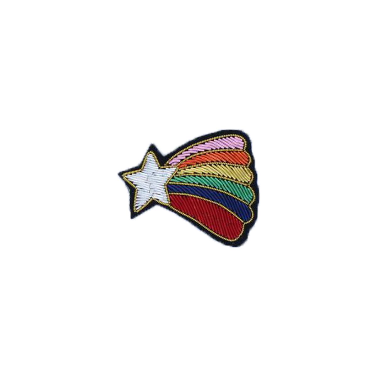 Broche étoile filante arc-en-ciel Pondie Chérie