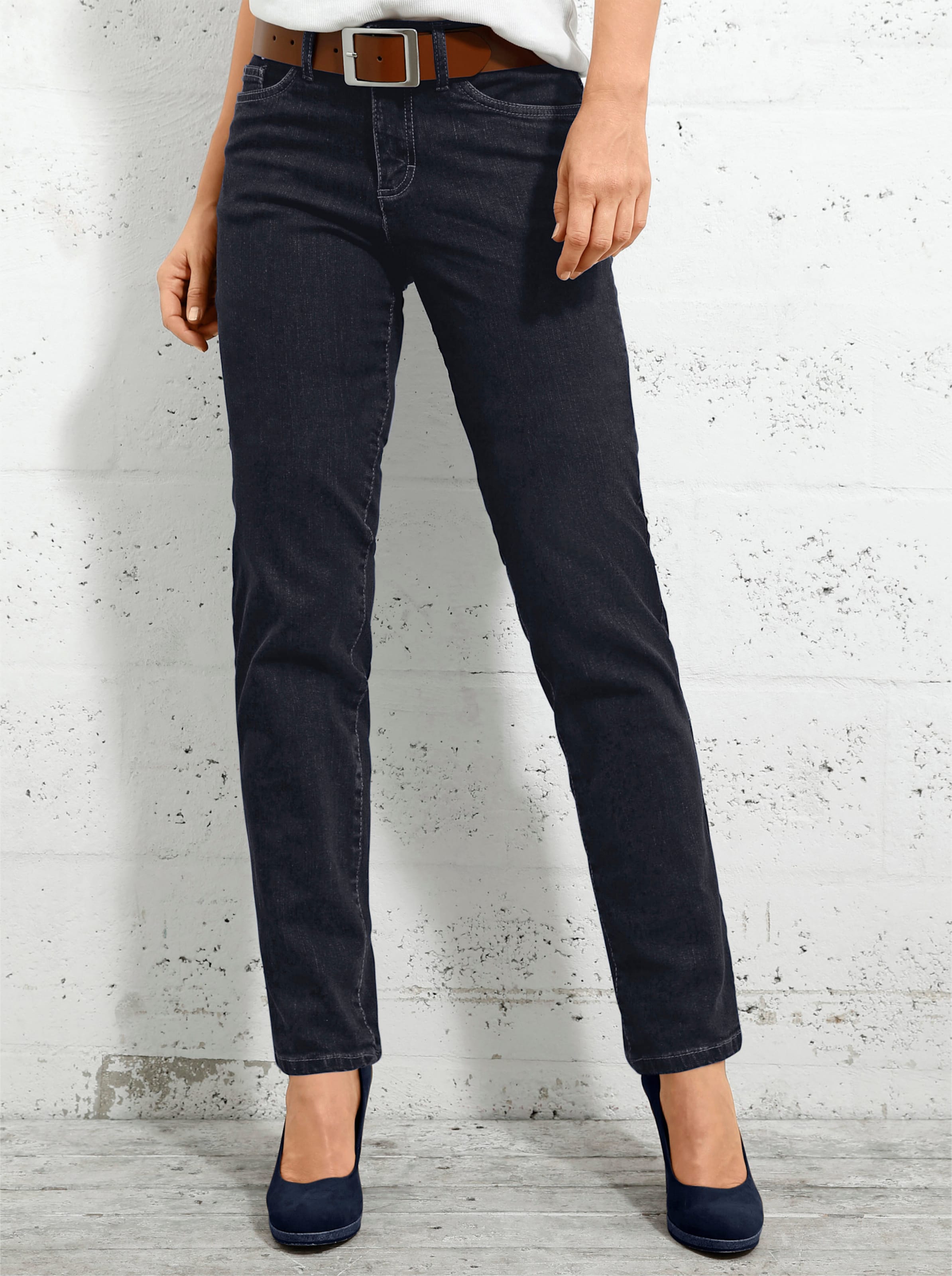 5-Pocket-Jeans in schwarz
