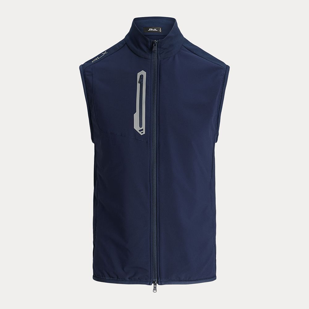 Hybrid Full-Zip Vest Herre Navy