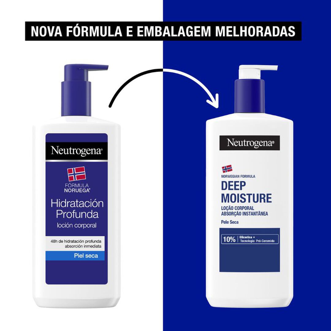 NEUTROGENA  Loção de Hidratação Profunda (Pele Seca) - 750ml