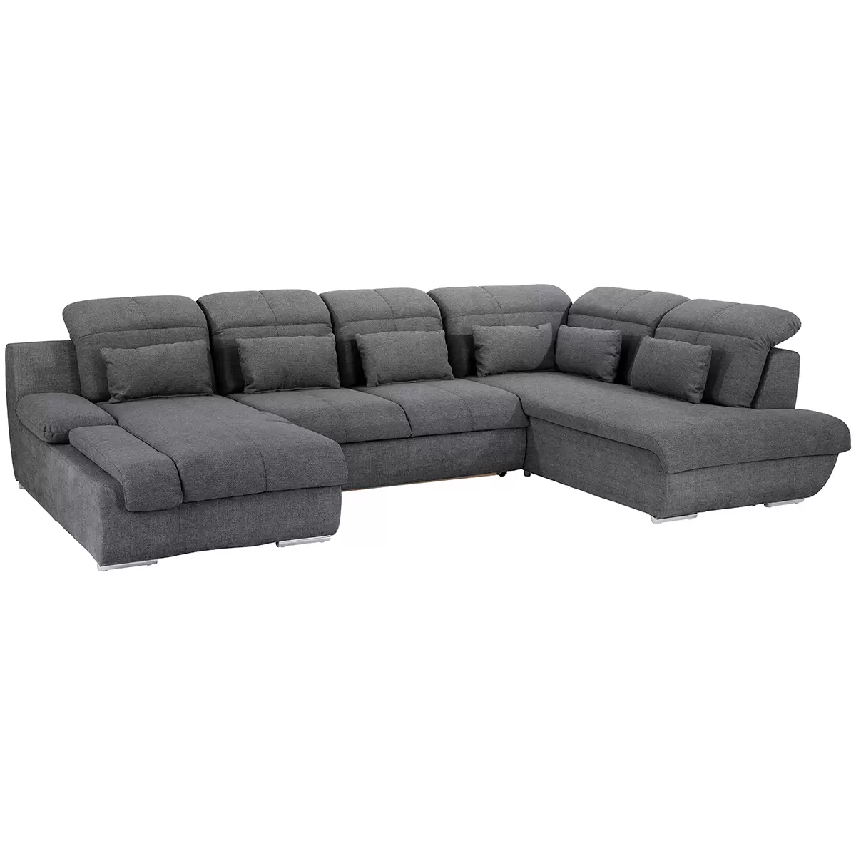Wohnlandschaft Multi 135 x 301 Dunkelgrau