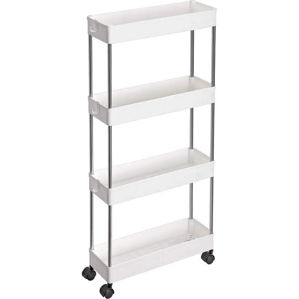 Keuken trolley met 4 etages - Wit