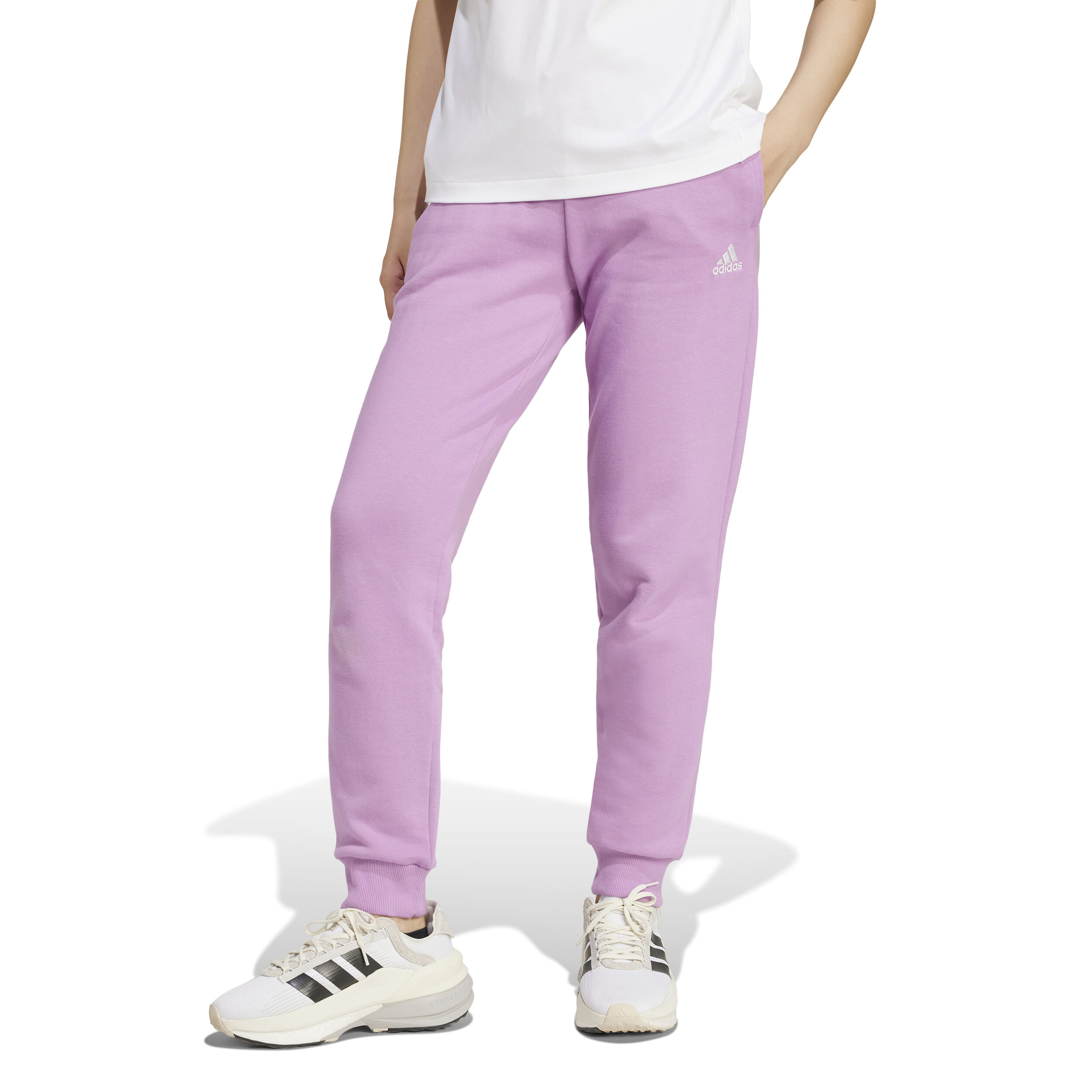 adidas Linear French Terry CF Pantalon Survêtement Femmes - Rosé