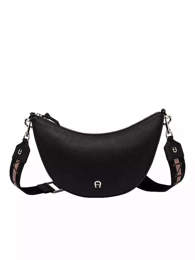 AIGNER Ledertasche - Umhängetasche ZITA schwarz