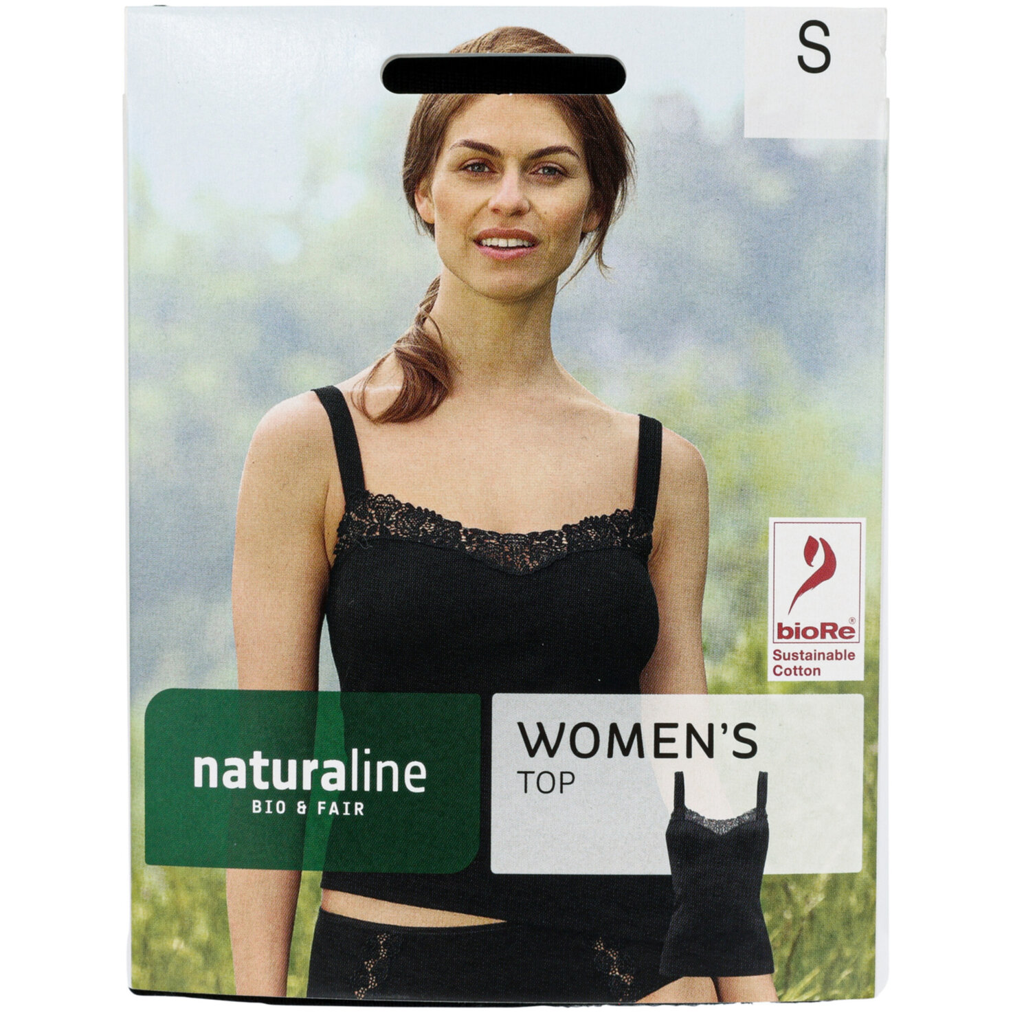 Naturaline Textil Damen Shirt schwarz S