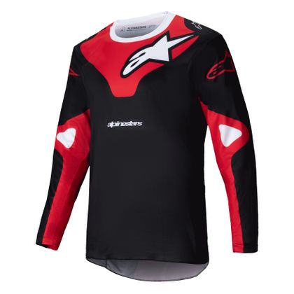 Maillot cross Alpinestars RACER - VEIL 2025 - Noir / Rouge