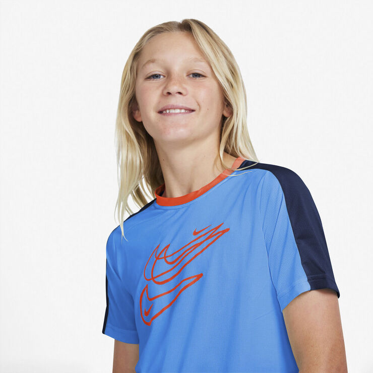 Nike Dri Fit Traenings T Shirt Blå