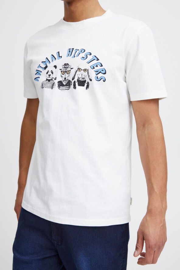Blend Tee White hipster