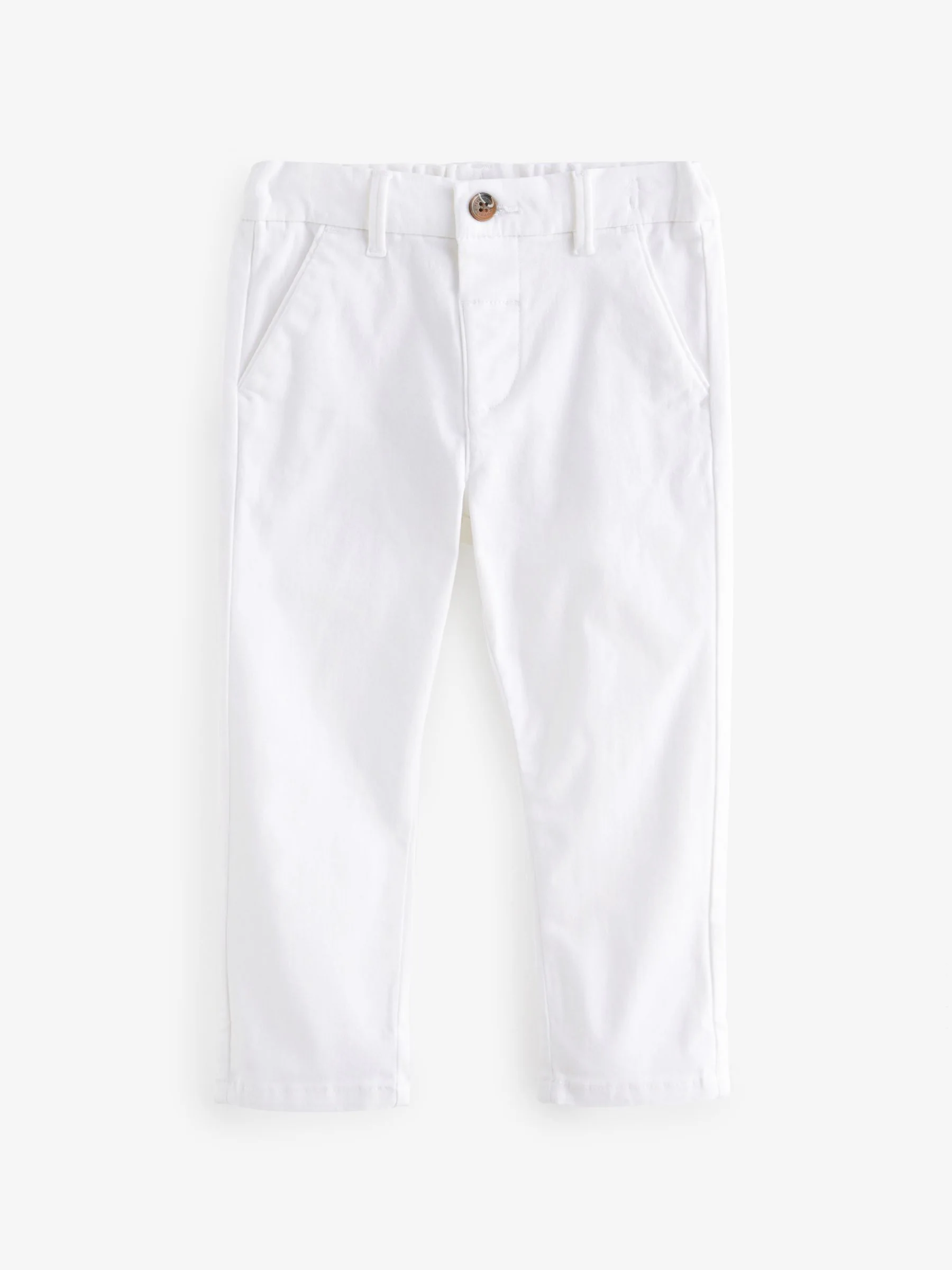 Wit - Stretch Chino Broek (3mnd-7jr)