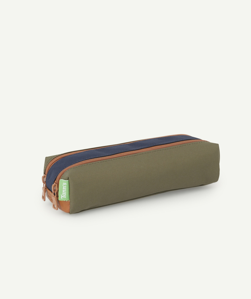 TANN'SLA TROUSSE SCOLAIRE KAKI ET BLEU MARINE