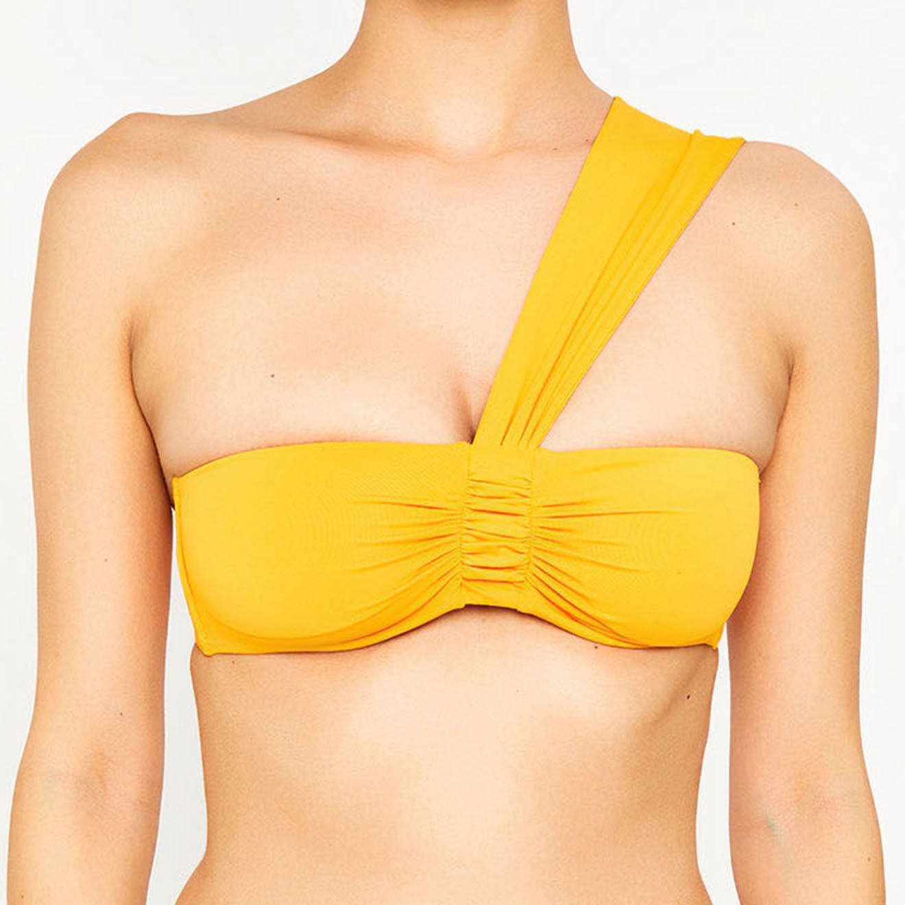 Iodus Haut de maillot de bain Duhalde jaune moutarde