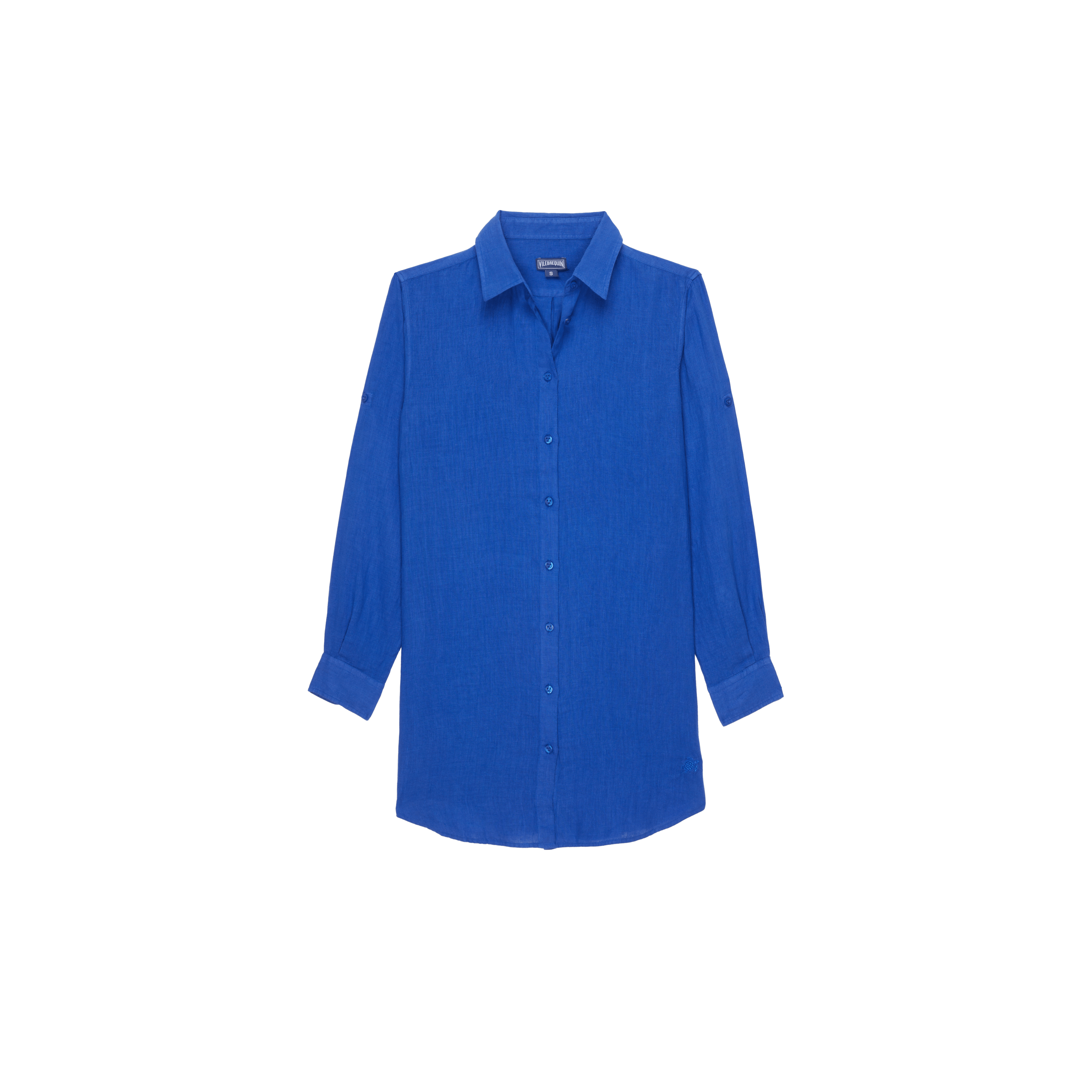 Robe chemise femme unie | Site Vilebrequin | FRGH9U10