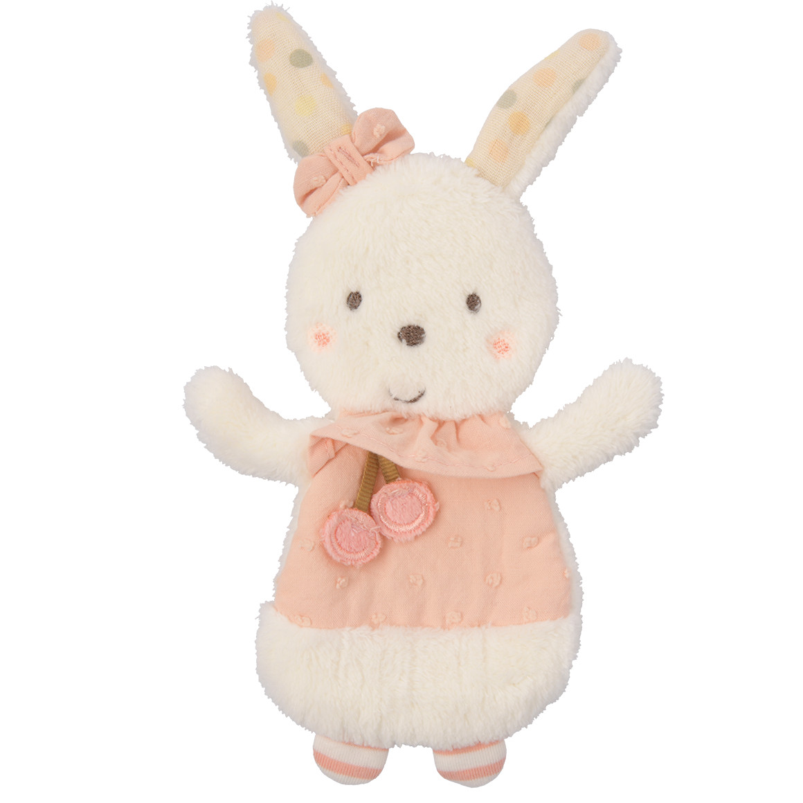 Topomini Baby Knistertier im Hasen-Design weiss
