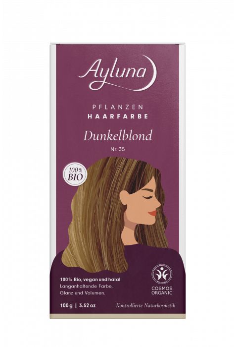 Ayluna Pflanzenhaarfarbe Dunkelblond Nr. 35 Bio