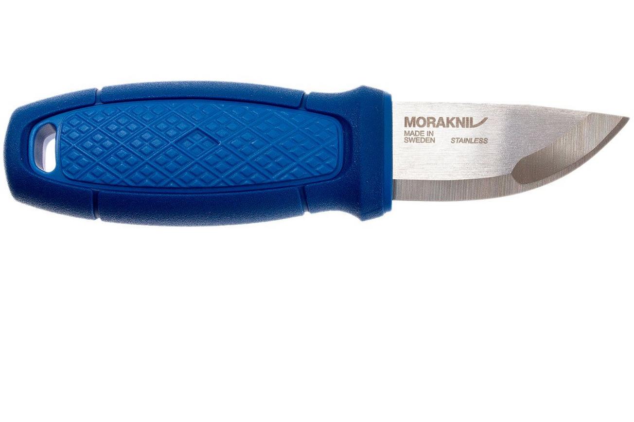 Mora Eldris Blue 12631 nekmes met luxe schede en firesteel