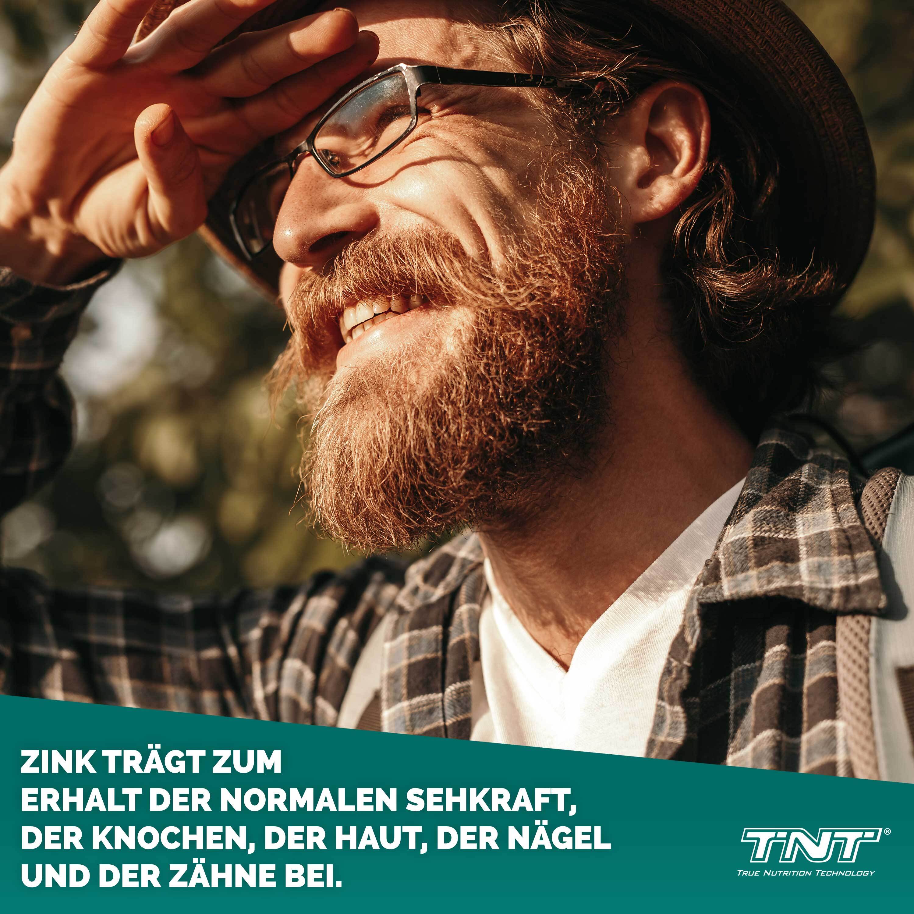 TNT Zink 25-BG Hochwertiges Zinkbisglycinat, höchste Bioverfügbarkeit