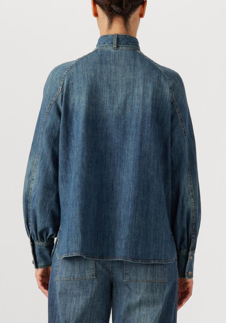 blauwe luisa cerano blouses 228591/3474