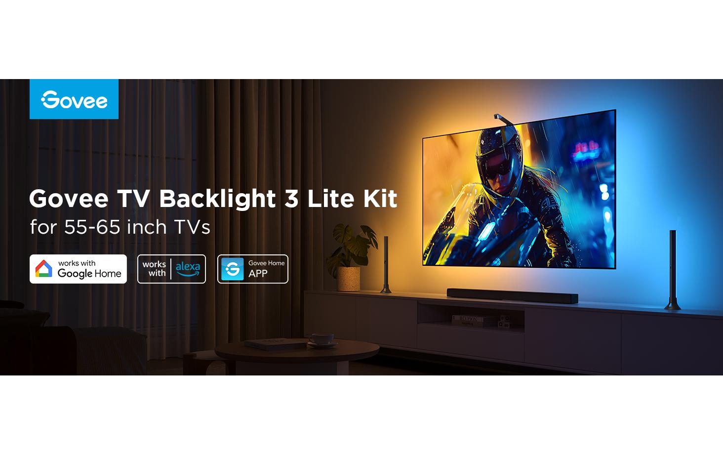 Lichtbalken Backlight Kit 2, T3 Cam, RGBIC, WiFi + BT<br>Smarte TV- Hintergrundbeleuchtung