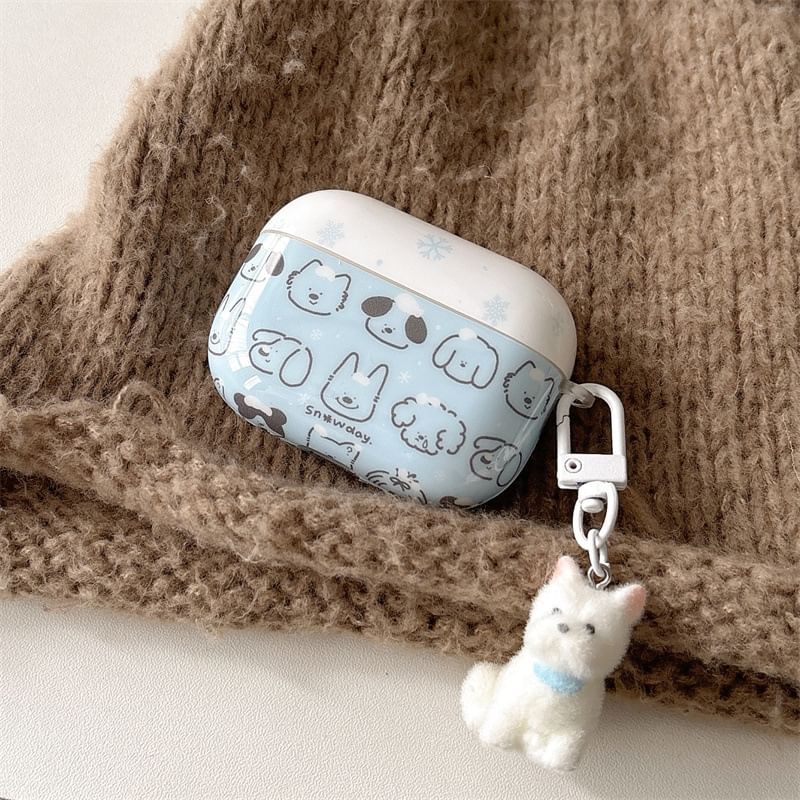 VanDi - Hond AirPods / Pro oortelefoonhoesje huid / bedel / set