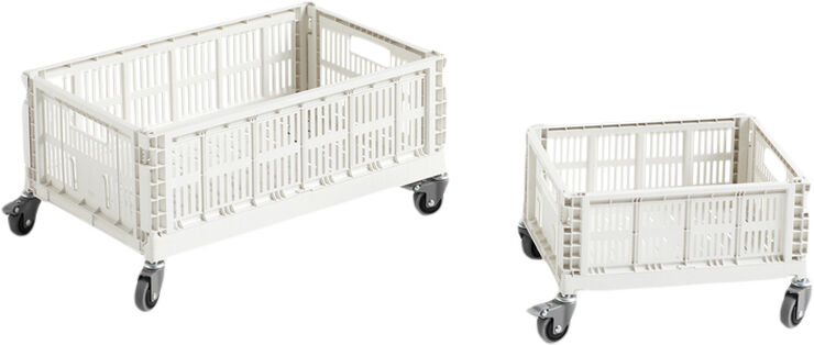 Hay HAY Colour Crate Wheels-Set of 4-La Grey