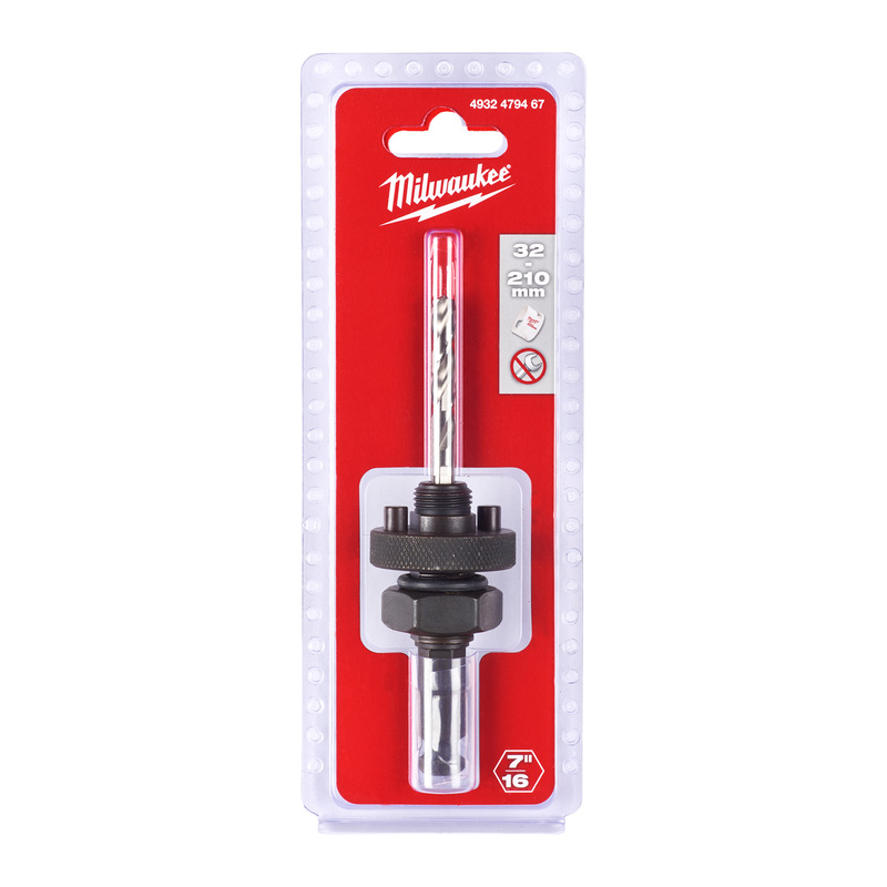 Milwaukee opnameschacht voor gatzagen 32-210mm Hex 11