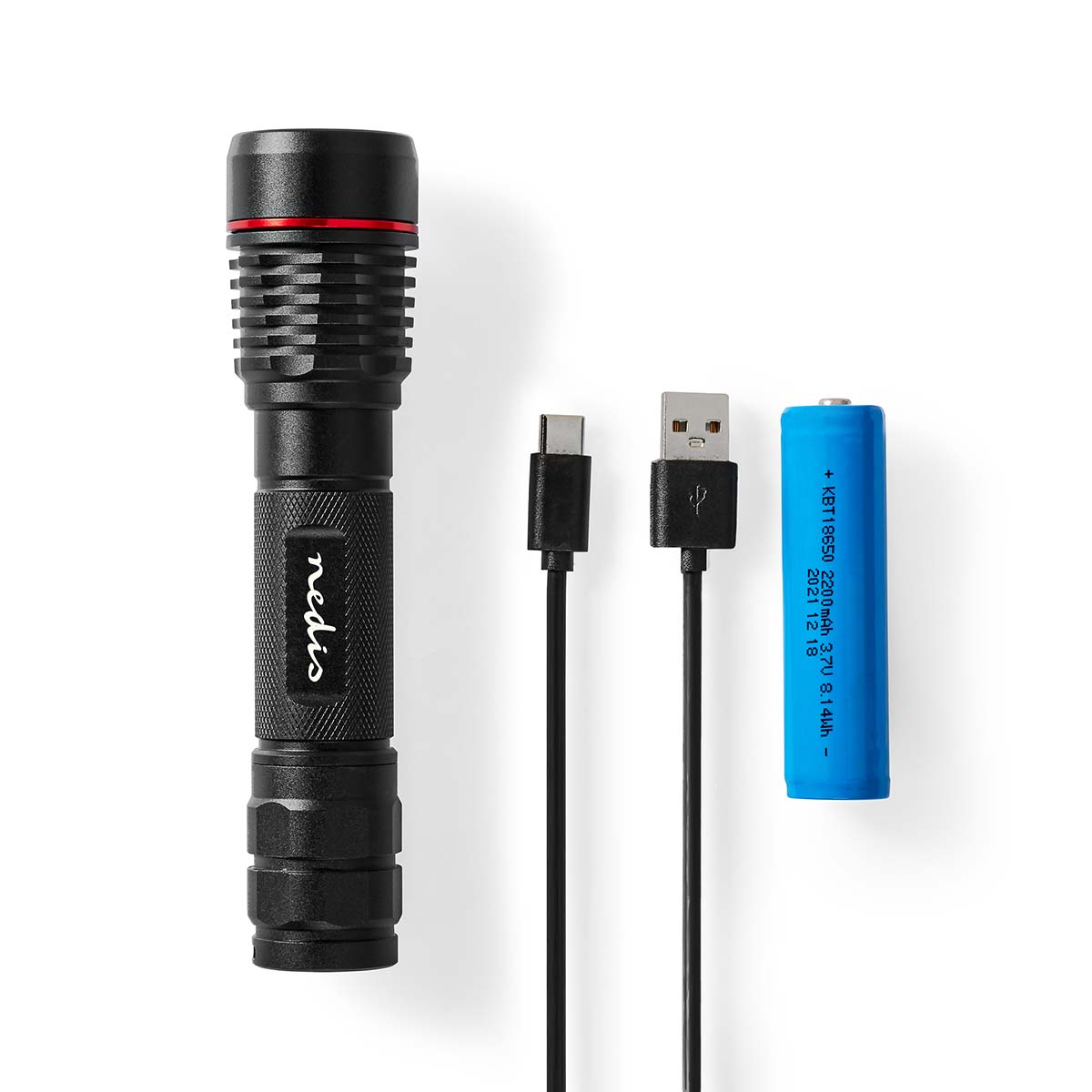 Nedis LTRR11WBK LED-Zaklamp