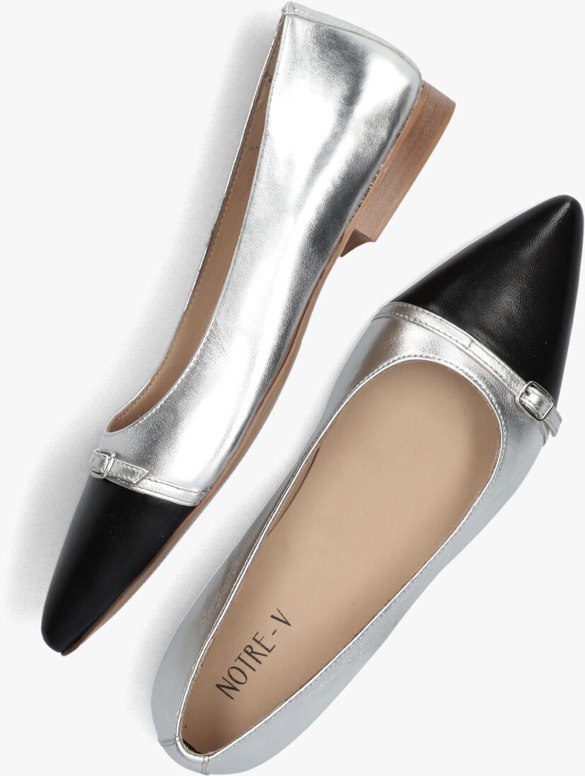 NOTRE-V zilveren notre-v loafers vk1011