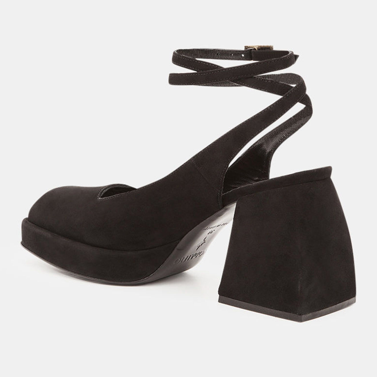 Nodaleto Escarpins en Velours de Cuir Lana noirs - Talon 8.5 cm