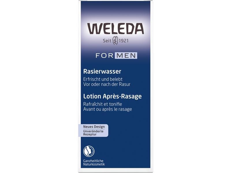 WELEDA Rasierwasser For men 100 ml Pre- und Aftershave erfrischt und belebt vor und nach der Rasur