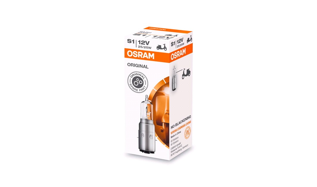 64326 S1 25/25W 12V BA20D FS1 OSRAM