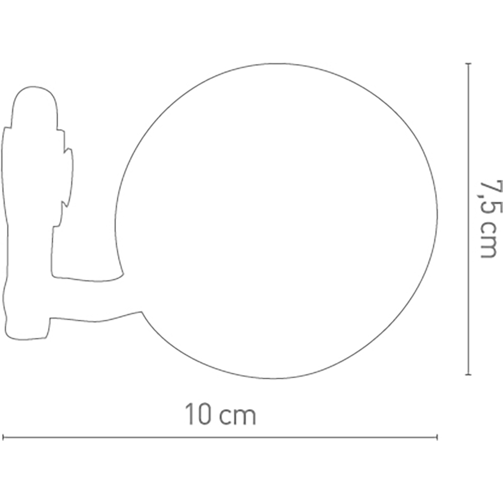 Chaft - Rétroviseur embout guidon Troop Noir