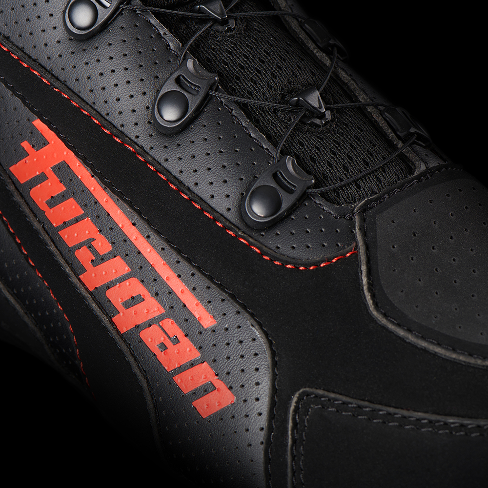 Furygan - Baskets V4 Easy D3O® Vented Noir / Rouge