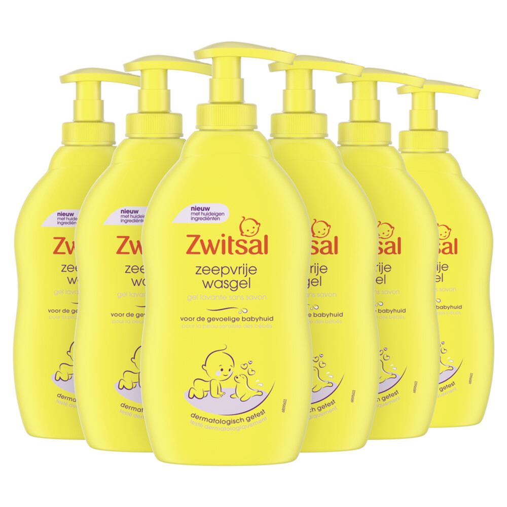 6x Zwitsal Wasgel 400 ml