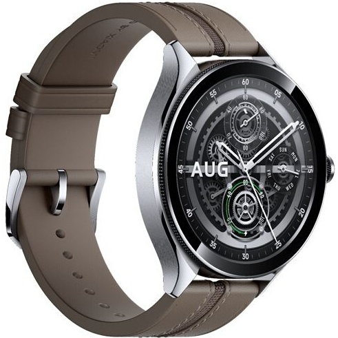 Montre connectée Xiaomi Mi Watch 2 Pro Argent et bracelet Cuir Marron FD