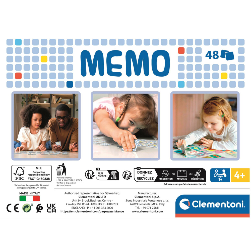 Clementoni Memory Pocket Disney Princess