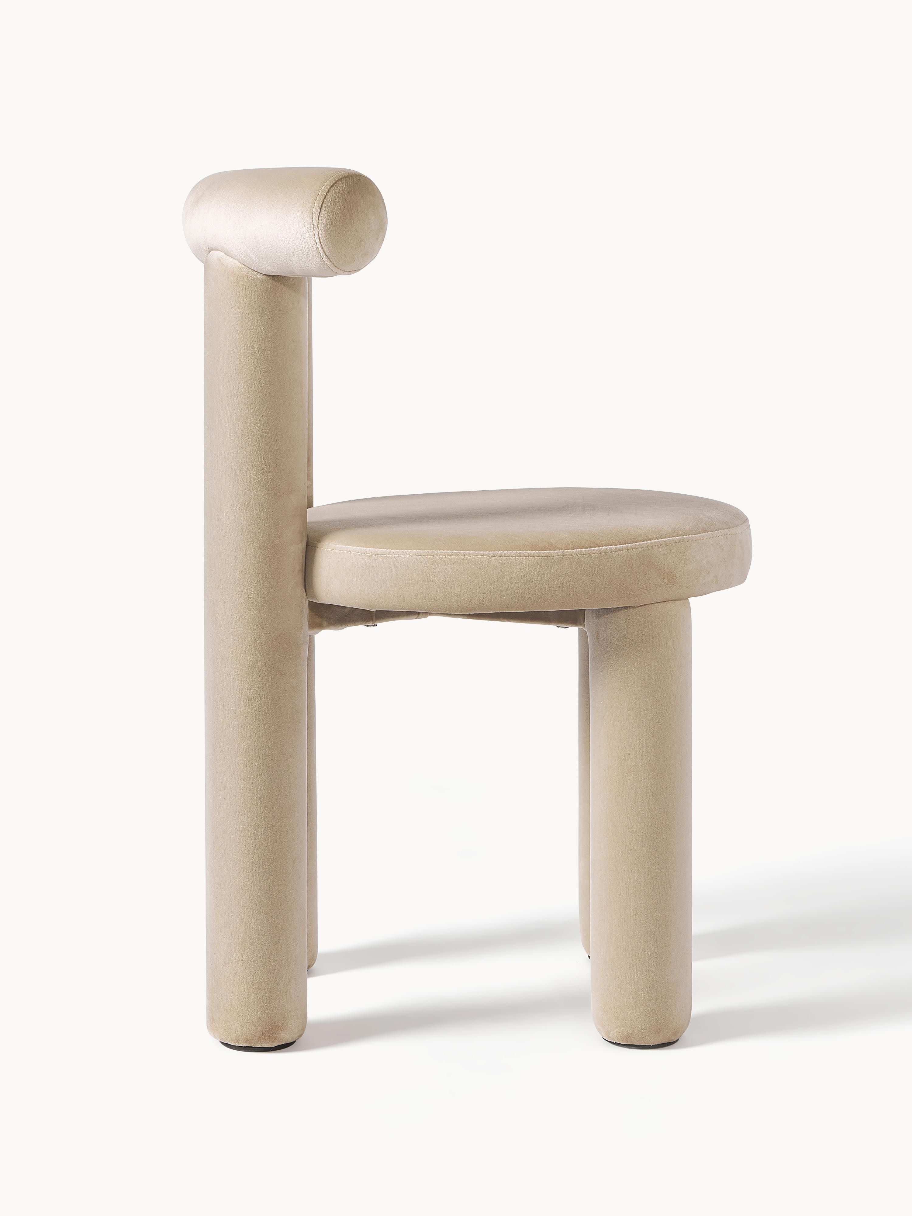 Fluwelen stoel Calan