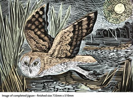Adult Jigsaw Puzzle Angela Harding: Marsh Owl - 1000-piece Jigsaw Puzzles (Jigsaw)