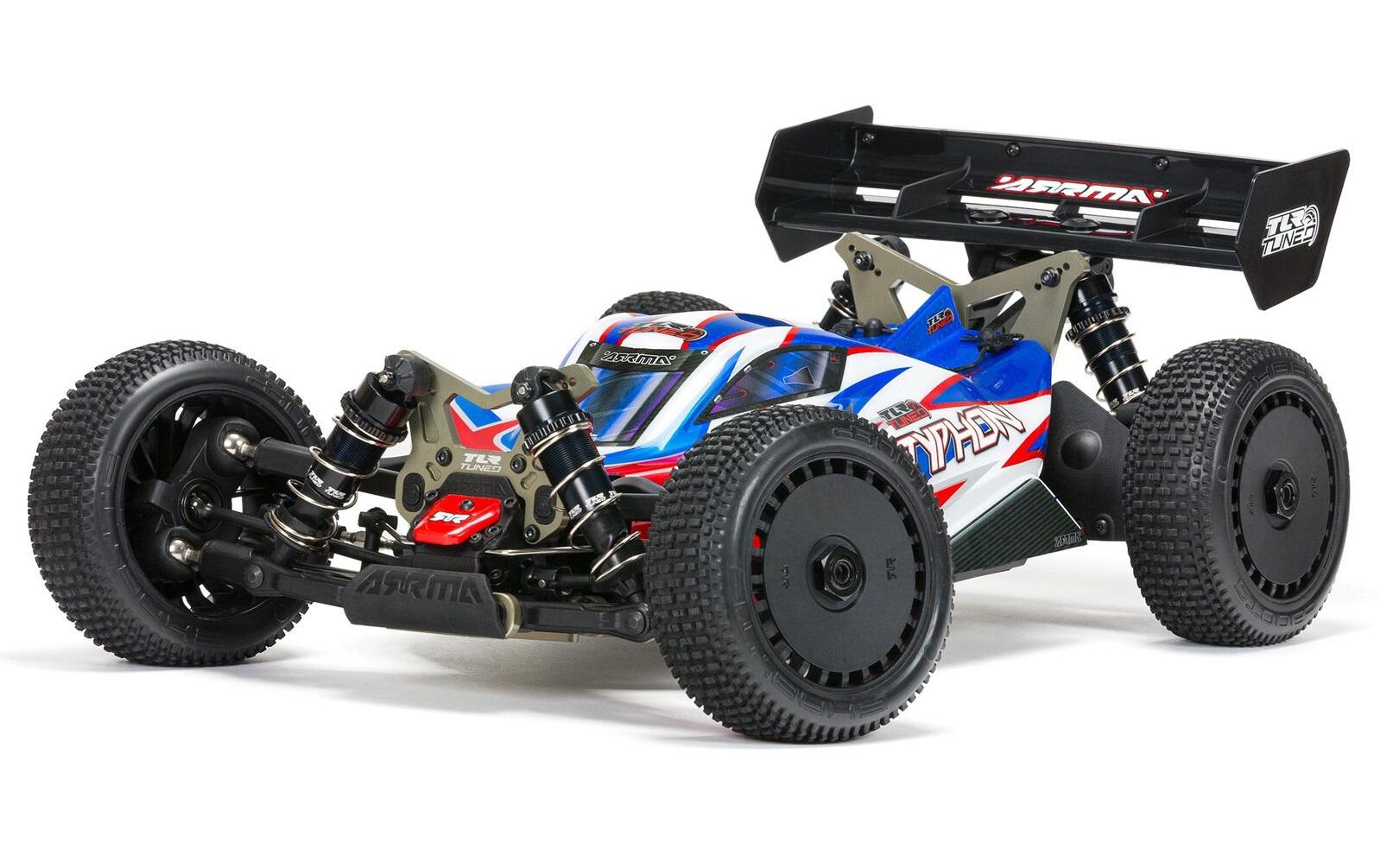 Buggy Typhon BLX 6S TLR Tuned 4WD ARTR, 1:8<br>Renntauglicher Basher Buggy mit Spektrum Brushless Antrieb
