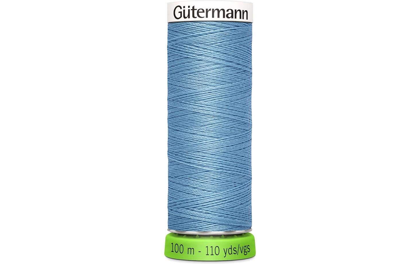 Näh- und Stickgarn Allesnäher rPET 100 m HimmelblauDer Faden für jede Naht