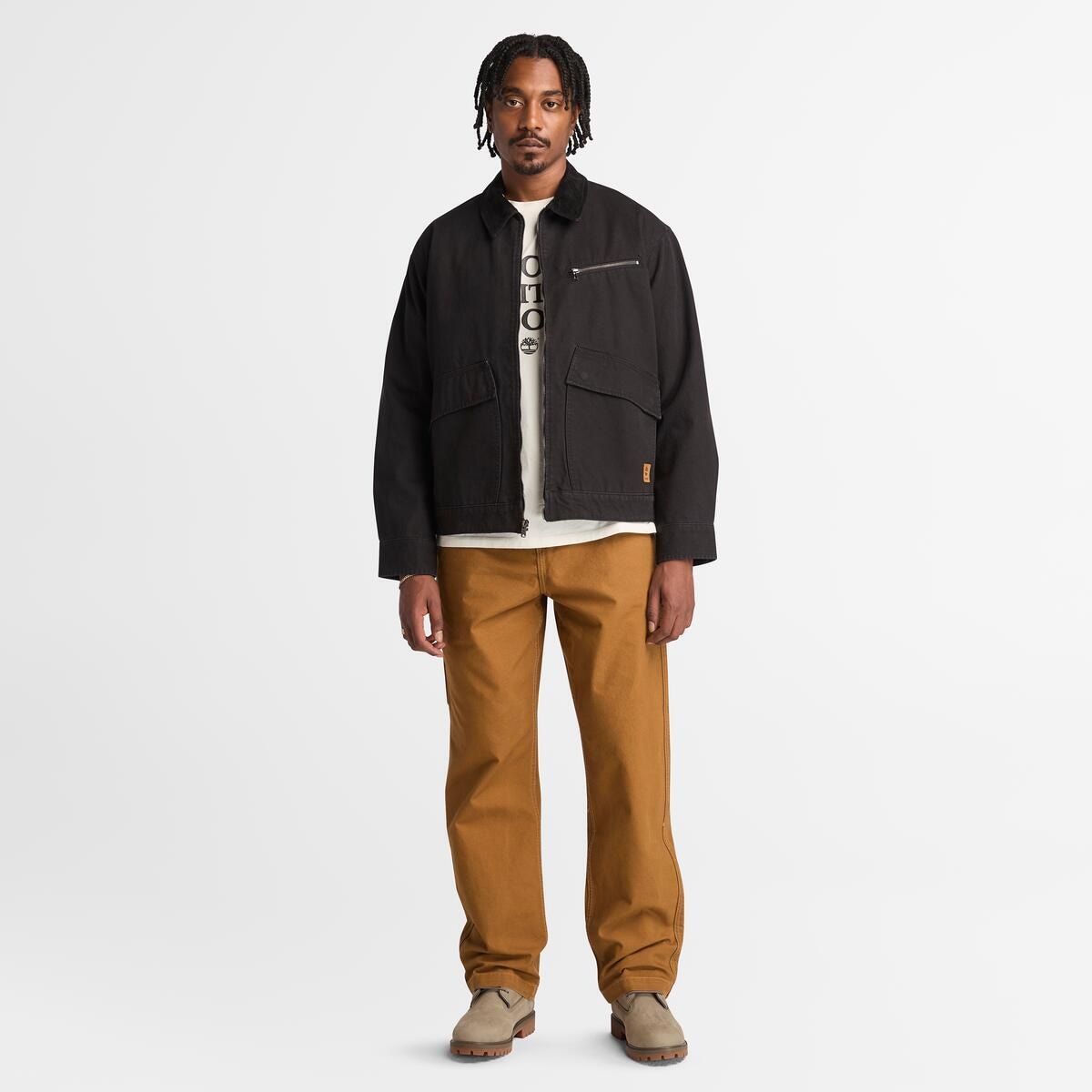 Timberland Kurzjacke »Strafford Washed Canvas Jacket« 1 Stk. tlg. in grossen Grössen
