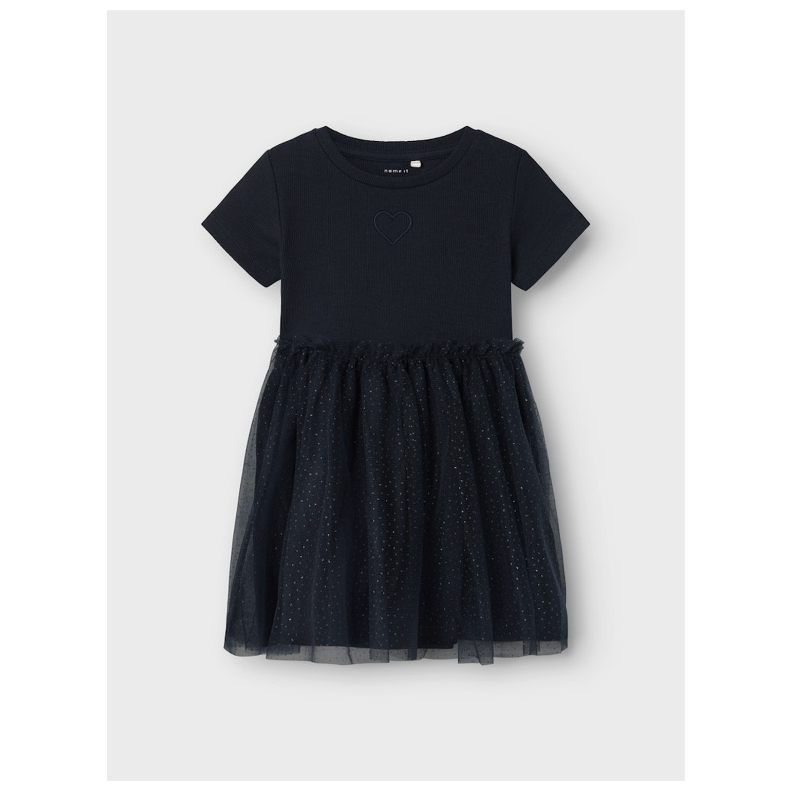 name it NMFHARANA SS TULLE DRESS PB