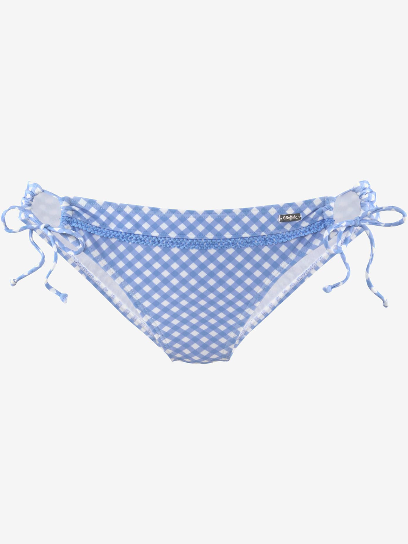 Bas de maillot de bain imprimé vichy moderne