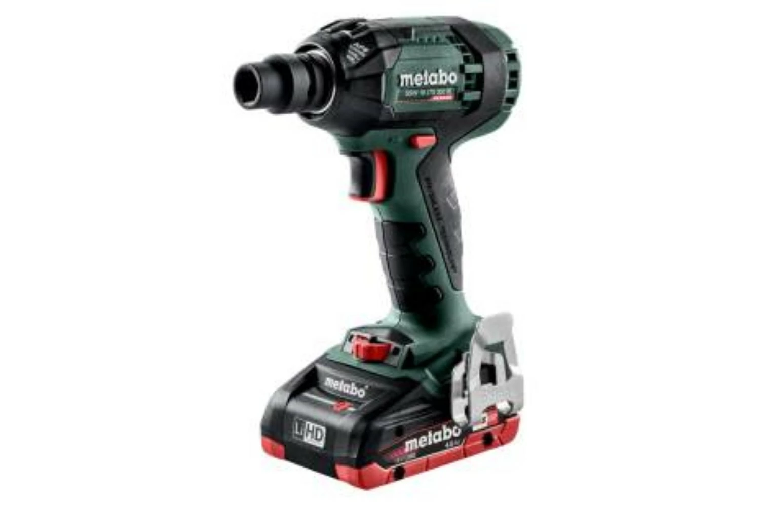 Metabo SSW 18 LTX 300 BL 18V LiHD Accu slagmoersleutel set (2x 4.0Ah LiHD accu) in metaBox - 300Nm - 1/2