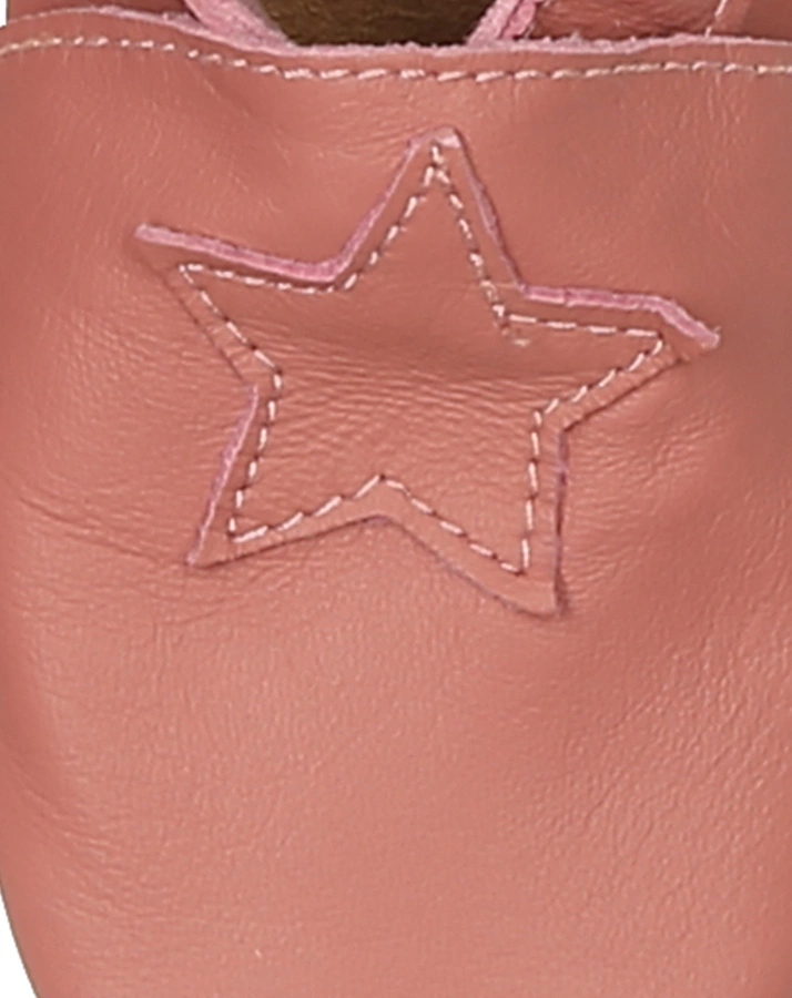 Krabbelschuhe STAR in old rose