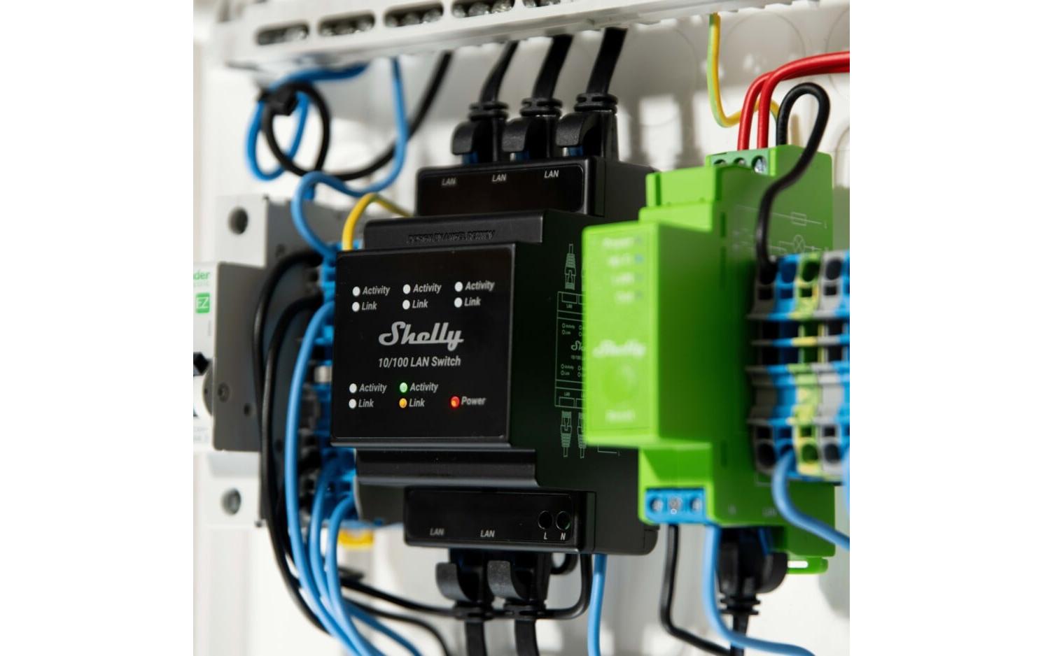 Smart Home LAN SwitchLAN-Switch für die DIN-Schienen