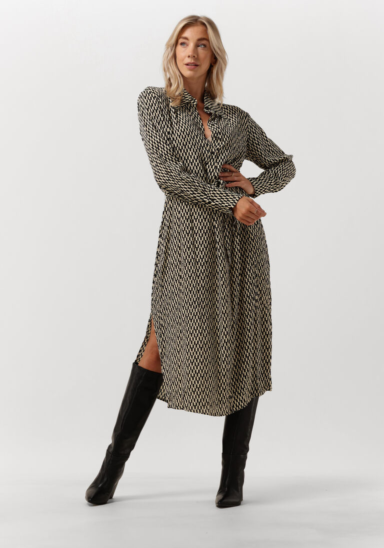 MINUS bruine minus mini jurk lasina shirtdress 3