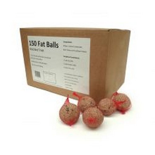 Bolas de sebo com rede de proteção contra pássaros