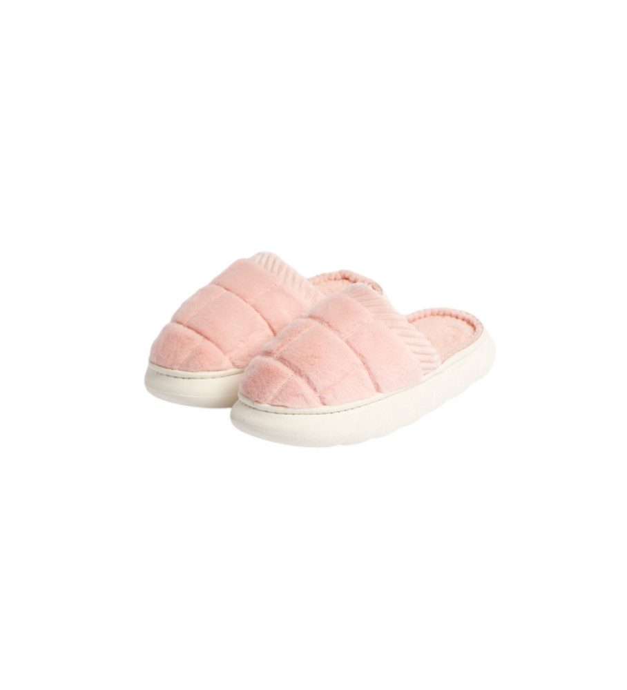 Chinelo xadrez rosa Admas