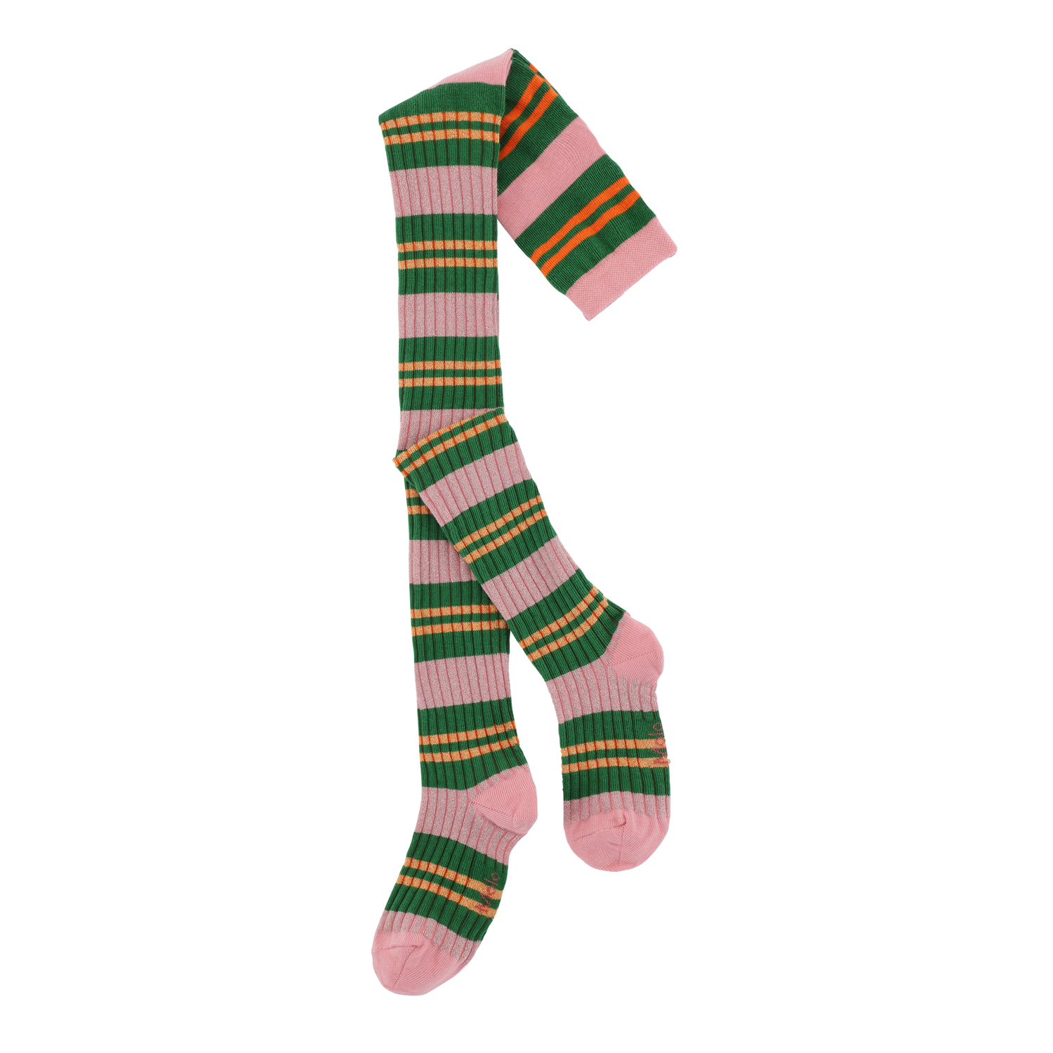 Stripy Tights - Rosa Stripe