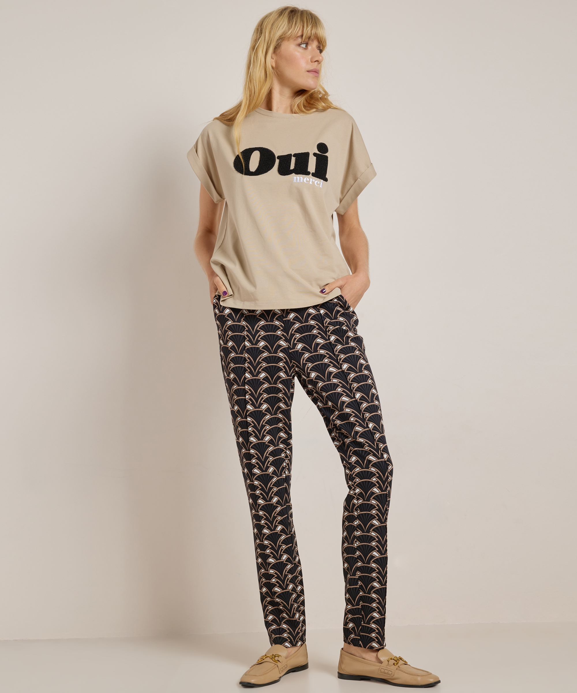 t-shirt boucle oui merci
